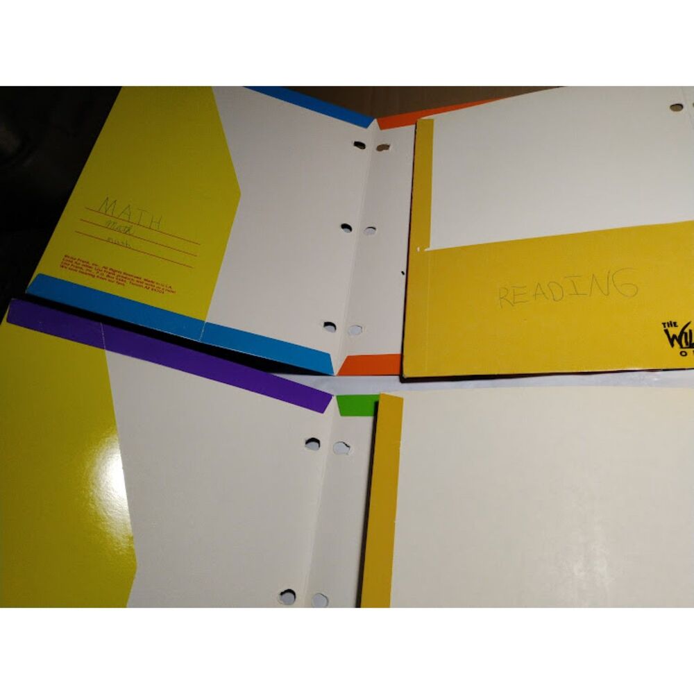 Lisa Frank Velcro Trapper Keeper Notebook With 9 Folders Inside Mead Lisa Frank - Picture 12 of 15